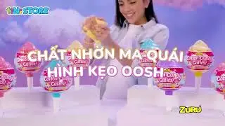 SÁNG TẠO CÙNG ĐỒ CHƠI CHẤT NHỜN MA QUÁI ZURU OOSH HÌNH KẸO