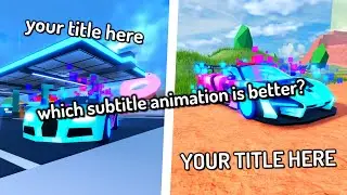 which subtitle animation Is Better for my vids?