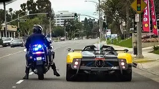 Cop Cars getting outrun by Supercars