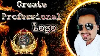 How to Make a Logo for YouTube Channel in 2022 - Professional Logo design@KashifMajeed