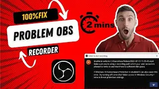 How to Fix: Unable to Write  Permissions & Ransomware Protection Issue Screen recording 