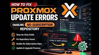 How to Fix Proxmox Update Errors: Enabling No-Subscription Repository