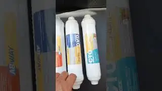 Denizli Su arıtma filtre 3 lü set değişimi #nizamoglu