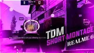 Realme 6 PUBG Gameplay | Smooth + Extreme 60 FPS | TDM Short Montage | z3sty