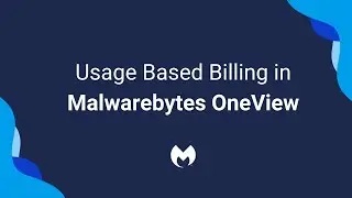 Usage Based Billing in Malwarebytes OneView
