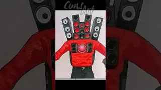 Drawing Skibidi Titan Speakerman - shorts -  Skibidi Toilet