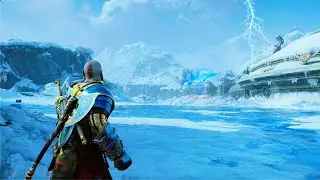 God of War Ragnarok Winter Atmosphere ❄️ Ambient Sounds [4K]