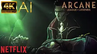 [4K AI] | Arcane | Jinx's Transformation Scene | UPSCALED