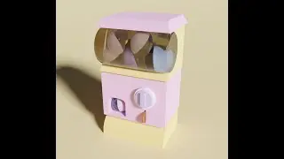 Gacha Machine | Speedmodel | Blender 3.0