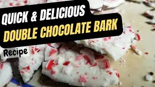 Easy Double Chocolate Peppermint Bark Recipe for the Holidays