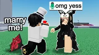 PROPOSING To Random E-GIRLS In Roblox VOICE CHAT 2!