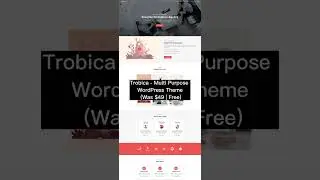 Trobica - Multi Purpose WordPress Theme (Was $49 | Free) #envato #elementor #free #responsive