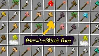 I Added a TON of Axes to Minecraft