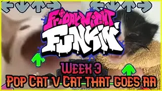 FNF VS PICO WEEK 3 FULL BUT POP CAT VS Towel Kitten!! (Friday Night Funkin' Week 3 - Hard)
