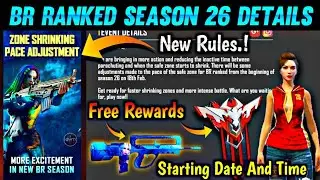 NEXT RANK SEASON 26 REWARDS || NEXT RANK TOKEN REWARDS FREE FIRE TAMIL || RANKED SEASON 26 NEW RULES