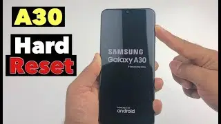 SAMSUNG A30 | How to Hard Reset | Factory data | Erase/Wipe Data