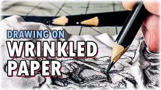 Is Drawing on Wrinkled Paper Actually BETTER? 🤔 [You Send It, I Art It]
