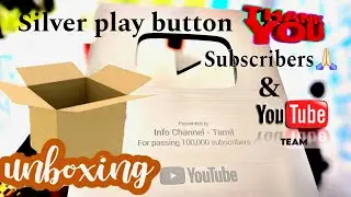 Silver play button |#Unboxing