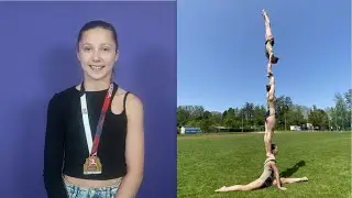 Emilia Stolarczyk została Mistrzynią Polski w akrobatyce sportowej