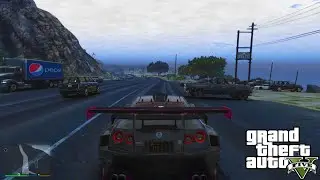 Grand Theft Auto V Redux 1.8 and Make Visuals Great Again Graphics Mod MIX Gameplay 2021