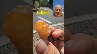 Glowing Carnelian Agate - #rockhounding Find #short #agate