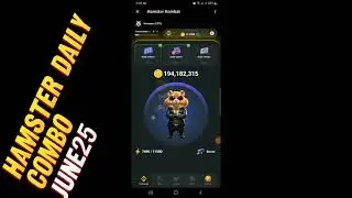 Hamster Kombat Daily Combo june 25 2024 #binance #btc #gemzcoin #cryptocurrency