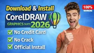 Complete CorelDRAW Graphics Suite 2026 Setup & Install Guide from OFFICIAL Website FREE without CC