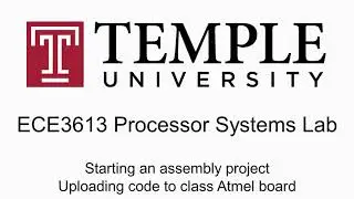 ECE3613: Running an assembly program using Microchip Studio
