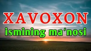 XAVOXON ismining ma'nosi