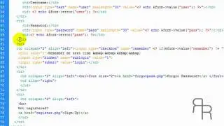 PHP tutorial (Login Form with admin and Advanced features and members accounts part 1 update)