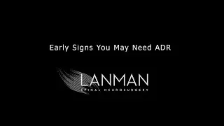 Early Signs You May Need ADR | Dr. Todd Lanman