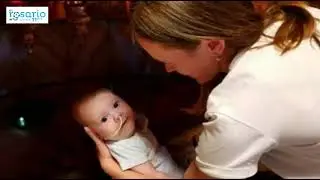 La conmovedora historia detrás de la foto del bebé colocado en el lugar donde nació Jesús