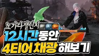 12시간동안 채광하면 골드 얼마나 벌까? [로스트아크]