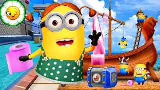 Minion Rush: Despicable Me #126  Девушка миньон: Доски, Бумага и Новые кроссовки! На весь экран