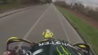 SUZUKI 125 MOTARD On board GoPro Hero 3