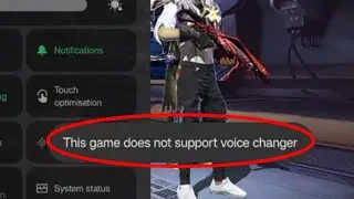 How To Fix This game does not support voice changer Problem Solve In Realme 7,8,9, 8i, 9i & Other