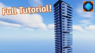 Minecraft Modern Skyscraper Tutorial #12 | How to Build a Modern Skyscraper With Interior