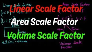 Linear scale factor, area scale factor, volume scale factor| IGCSE Mathematics Revision