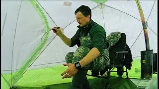 ПОЛОСАТЫЕ НЕ ДАЮТ ПОКОЯ! Рыбалка окунь в глухозимье.