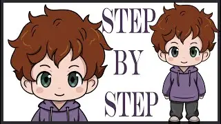 Как нарисовать мальчика \\ нарисовать ребенка // чиби \\ How to draw a boy \\ draw a child // chibi