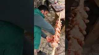 Juicy Grilled Chicken On A Spit
