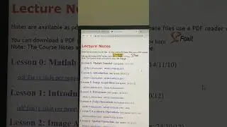 Download your lecture PDF notes with ONE CLICK 