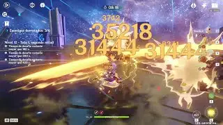 Genshin Impact 2.3 Abyss Floor 12 [Second Team] Noelle Mono Geo with Redhorn Stonethresher.