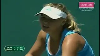 Caroline Wozniacki v. Elena Dementieva 2009 Charleston SF highlights