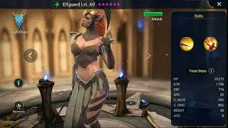 Raid Shadow Legends Hero Showcase Elfguard lv 60