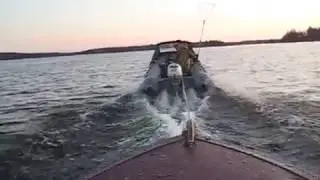 Fishing in Karelia .Boats.