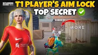 Secret Trick To Lock AIM Like T1 PLAYER'S 100% | HOW TO IMPROVE AIM IN BGMI | PUBG