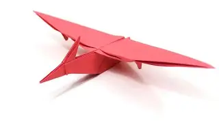 Origami Flying Dinosaur Tutorial - How to Make Paper Dinosaur Easy