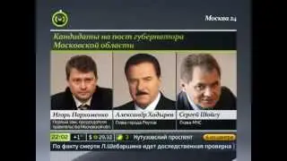 Кандидаты на пост губернатора