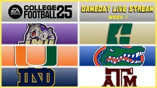 College Football 25 - Gameday Livestream Week 1